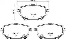 Тормозные колодки дисковые BREMBO P83182N