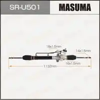 Рулевая рейка MASUMA SRU501