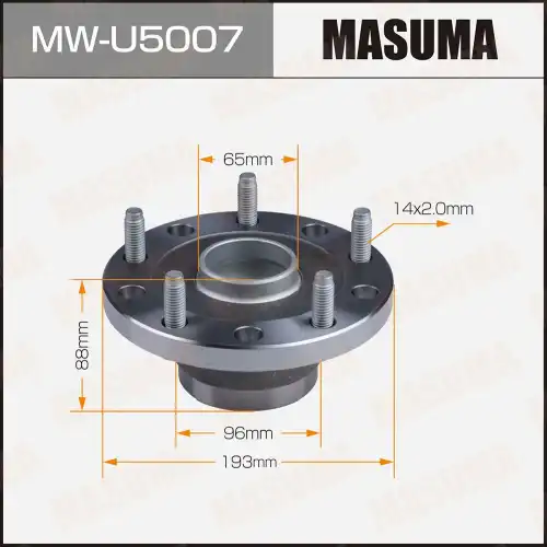Ступица MASUMA MWU5007