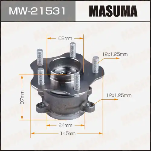 Ступичный узел MASUMA rear MW21531