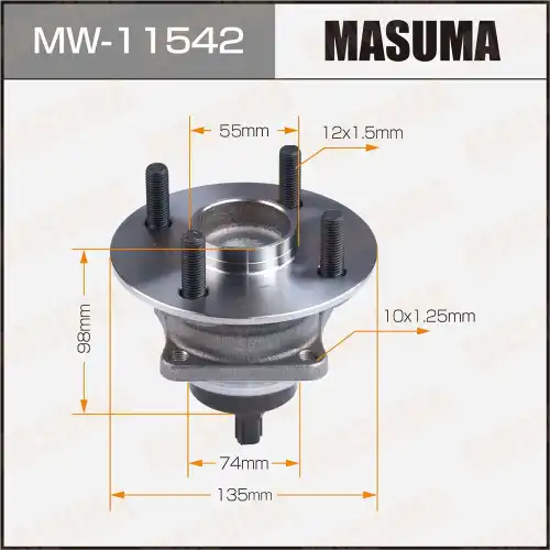 Ступица MASUMA MW11542
