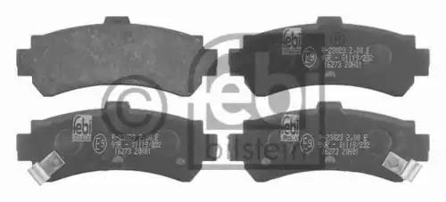 Тормозные колодки дисковые задняя ось FEBI 16273
