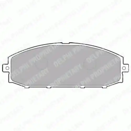Тормозные колодки дисковые передняя ось DELPHI LP1305