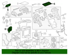 SEAL KIT,HTR & A/C EVPR & BLO MDL(INCLS 9,28,51) 20897789 CADILLAC
