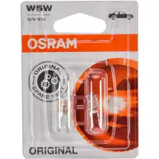 Автолампа накаливания W2.1x9.5d OSRAM 2825-02B W5W 12