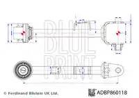 Рычаг подвески BLUE PRINT ADBP860118