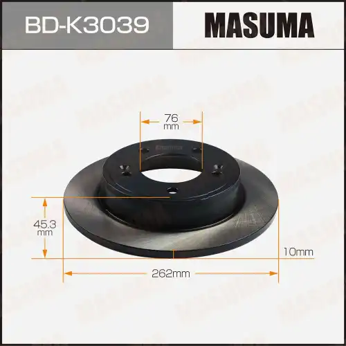 Тормозной диск MASUMA BDK3039