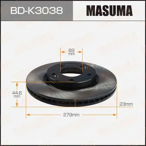 Тормозной диск MASUMA BDK3038