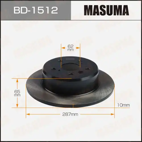 Тормозной диск MASUMA BD1512