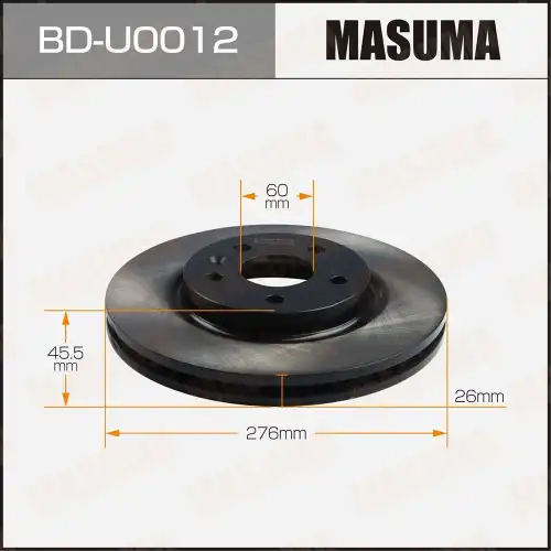 Тормозной диск MASUMA BDU0012