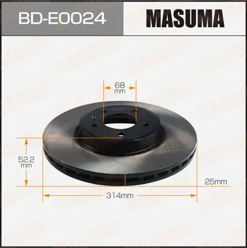 Тормозной диск MASUMA BDE0024