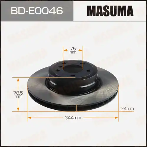 Тормозной диск MASUMA BDE0046