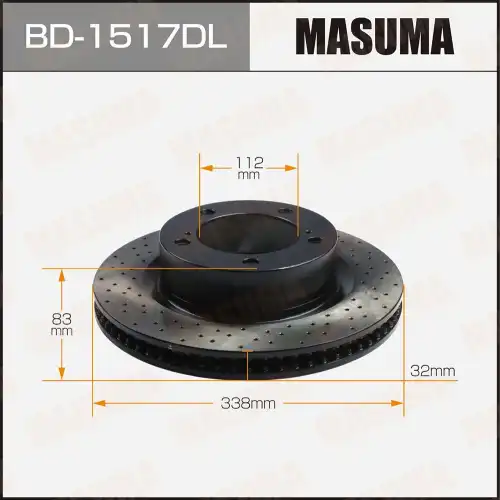 Тормозной диск MASUMA BD1517DL