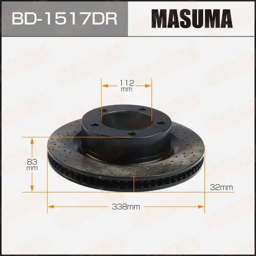 Тормозной диск MASUMA BD1517DR