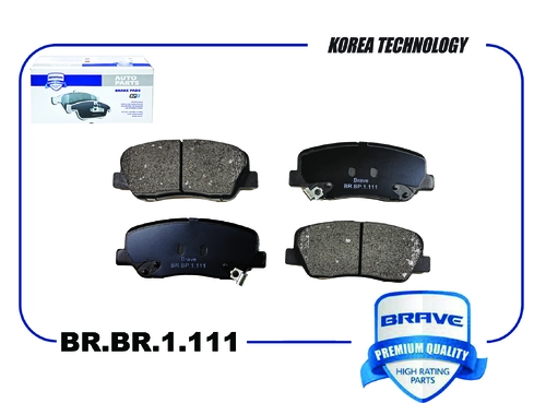 Тормозные колодки дисковые BRAVE BR.BP.1.111