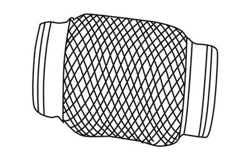 Гофра глушителя WXQP 312511 L= d=