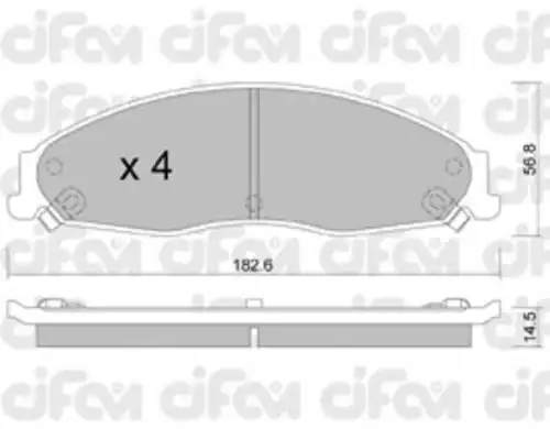 Автозапчасть 822-698-0 CIFAM