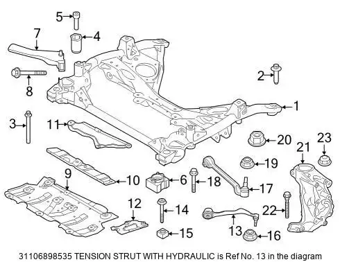 Рычаг подвески BMW 31 10 6 898 535