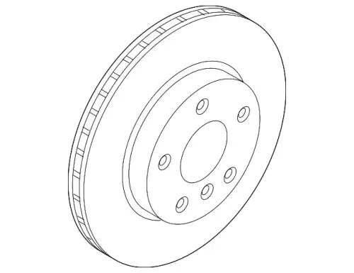 brake disk ! \BMW 34 10 6 891 081