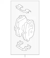 Тормозные колодки дисковые BMW 34 10 7 883 265