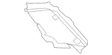 air inlet finisher, left ! \BMW 51 11 9 451 143