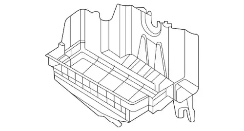 CASE - HEATER & EVAPORATOR, LOWER 97137Q4000 KIA