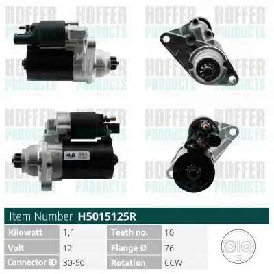 Стартер HOFFER H5015125R