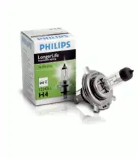 Автолампа галогенная P43t-38 PHILIPS 12342LLC1 H4 12