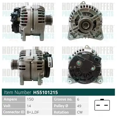 Генератор HOFFER H55101215