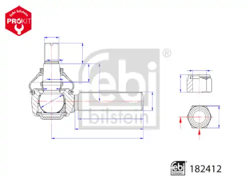 Рулевой наконечник FEBI 182412