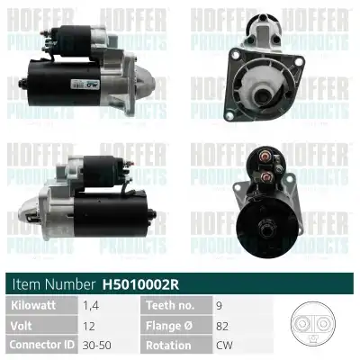 Стартер HOFFER H5010002R
