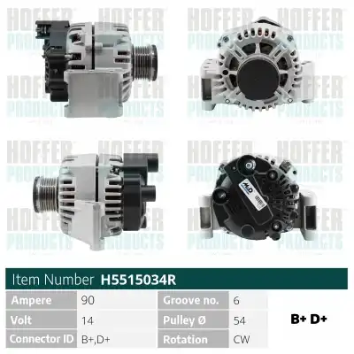 Генератор HOFFER H5515034R