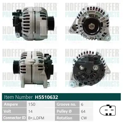 Генератор HOFFER H5510632