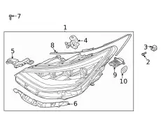 Фонарь габаритный HYUNDAI / KIA 92101L5200