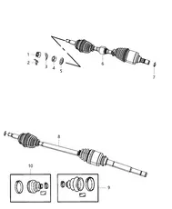 Рулевой наконечник DODGE EXCES2075R
