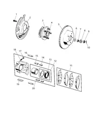 Рулевой наконечник DODGE 52004474