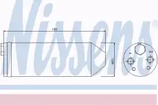Осушитель кондиционера NISSENS 95256