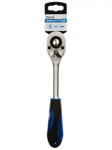 VR02223 Трещотка 1/2' 45 зубьев VERTUL