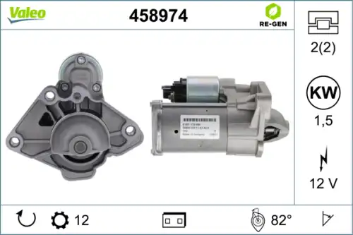 Стартер VALEO 458974