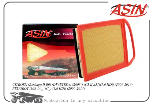Фильтр воздушный ASIN ASINFA2483
