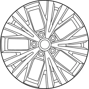 WHEEL-ALUMINUM D0C006RA3B NISSAN