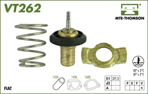 Термостат системы охлаждения MTE-THOMSON VT262.82