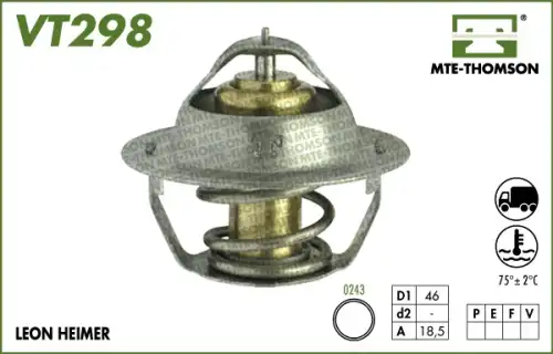 Термостат системы охлаждения MTE-THOMSON VT298.75