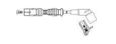 Высоковольтные провода (провода зажигания) BREMI 136/33
