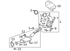Прокладка глушителя HUMMER 42598654