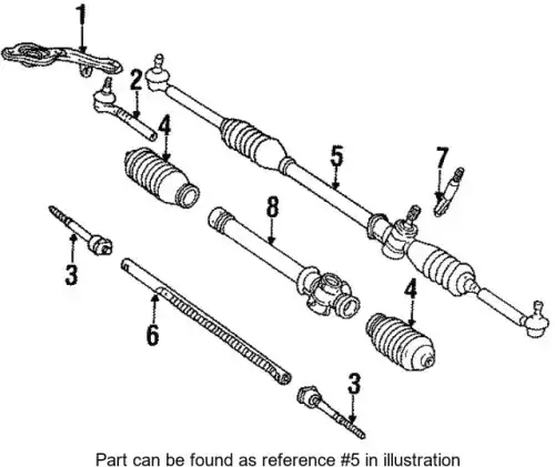 Рулевая рейка TOYOTA / LEXUS 4551014040
