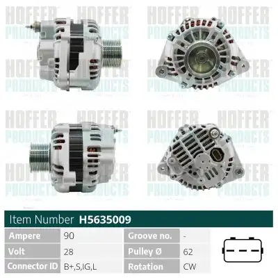 Генератор HOFFER H5635009