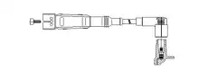 Высоковольтные провода (провода зажигания) BREMI 151/120