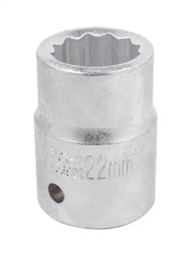 FK56922 Головка 22мм 3/4''12гр. FORCEKRAFT