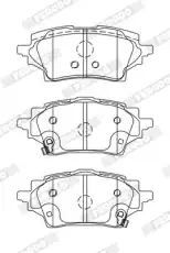 Тормозные колодки дисковые FERODO FDB5293